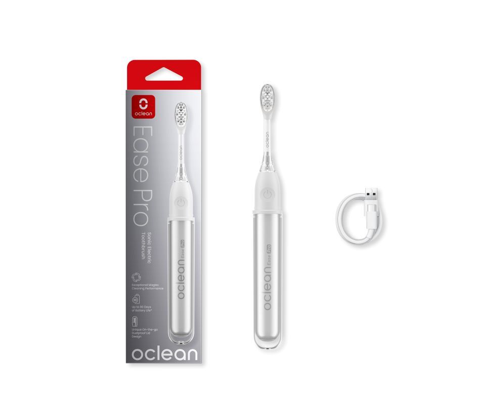OCLEAN X EASE PRO1 2.5W Електрическа четка за зъби, сребриста