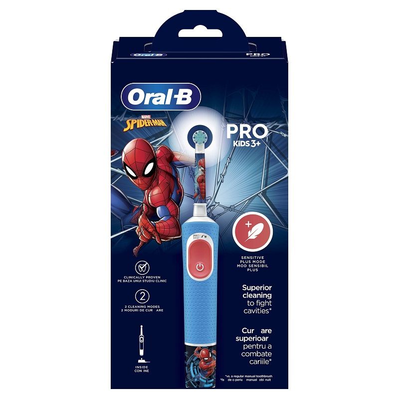 ORAL-B VITALITY PRO KIDS 3+ SPIDERMAN Ел.четка за зъби ,1 бр