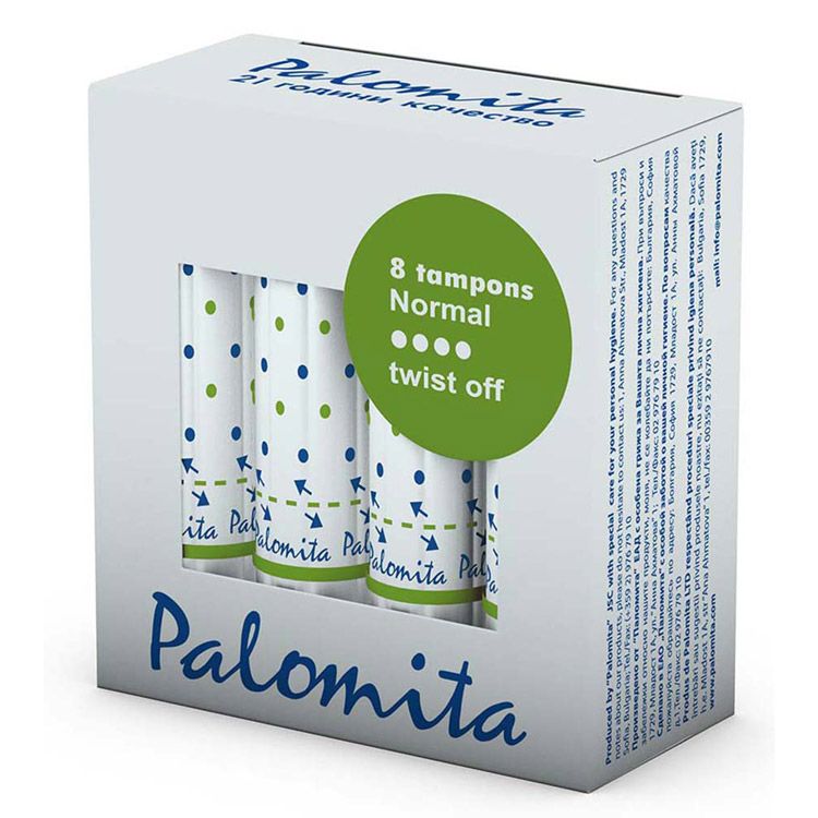 PALOMITA Дамски тампони NORMAL, 8 бр.