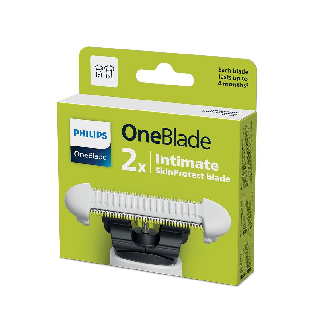 PHILIPS ONE BLADE INTIMATE Резервни ножчета QP229/52, 2бр.