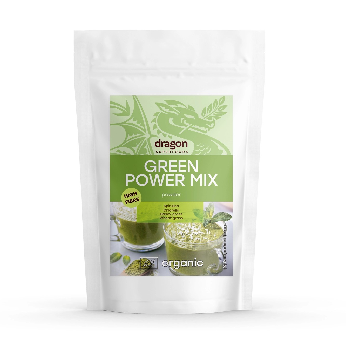 DRAGON SUPERFOODS Green Power функционален микс Зелен детокс микс 100g