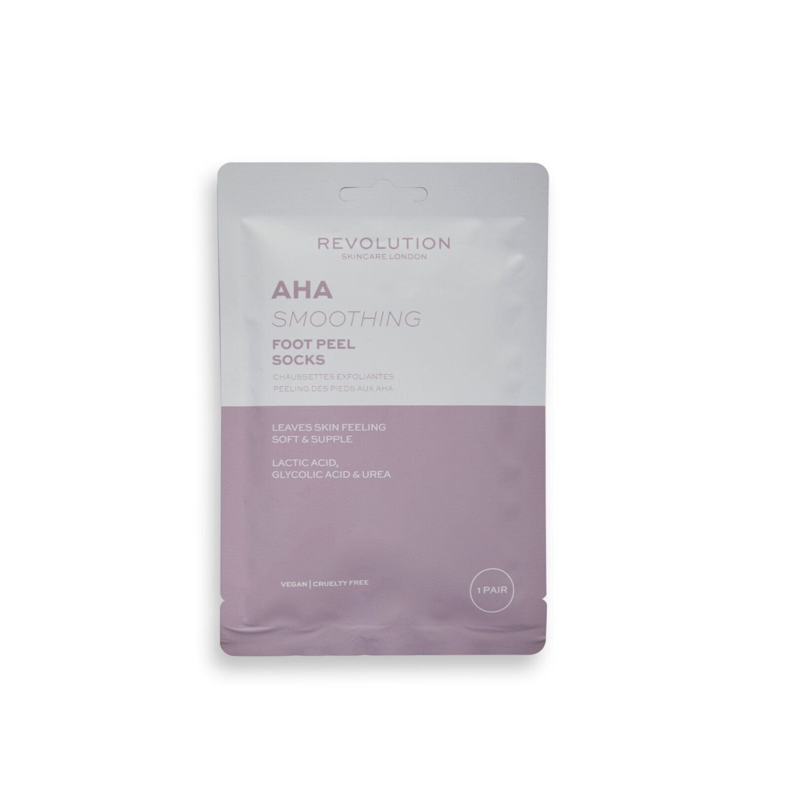 REVOLUTION SKINCARE Ексфолиращи чорапи с AHA киселини, 1 чифт