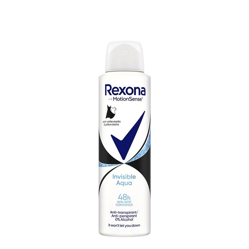REXONA INVISIBLE AQUA Дамски део спрей, 150 мл