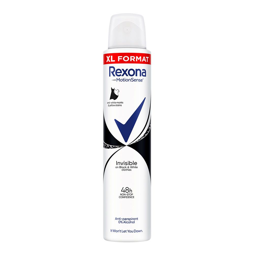 REXONA INVISIBLE BLACK & WHITE Дамски део спрей, 200 мл