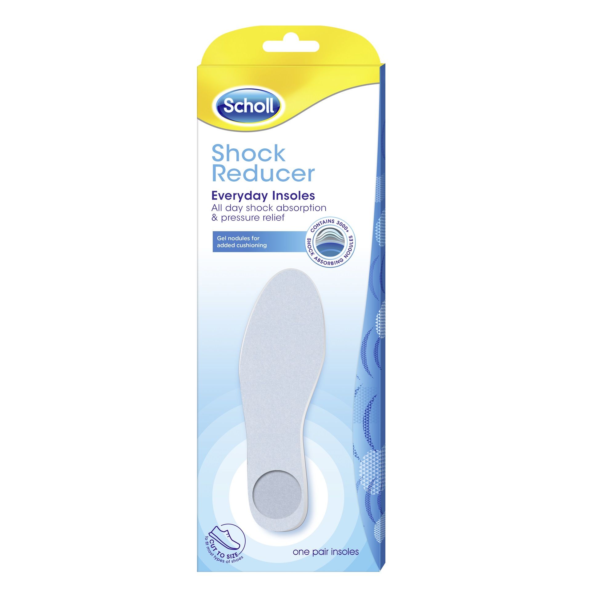 SCHOLL Shock Reducer Ежедневни стелки при умора и тежест в краката, 1 чифт