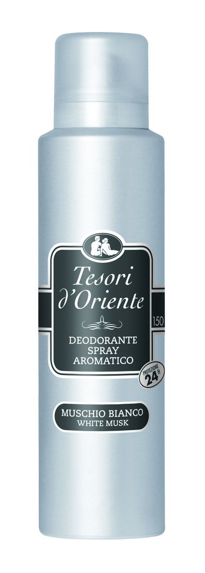 TESORI D' ORIENTE AYURVEDA Део спрей бял мускус, 150 мл.