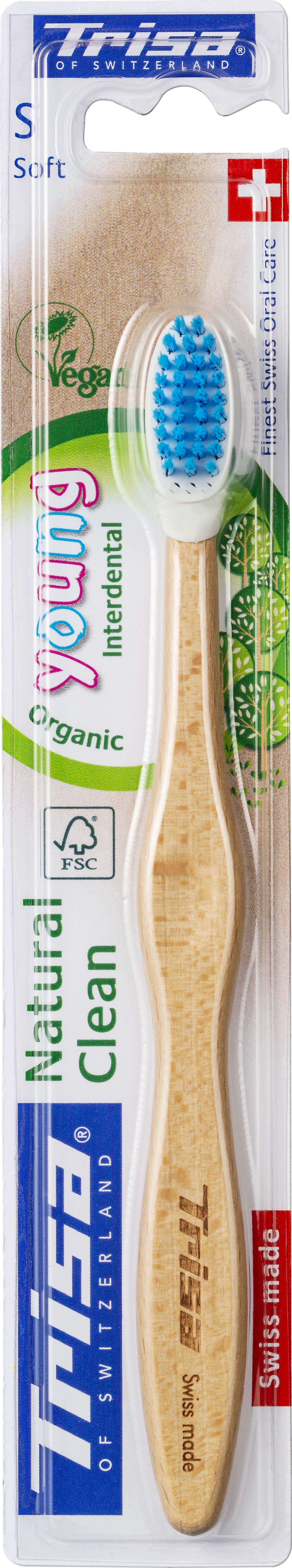 TRISA NATURAL CLEAN YOUNG SOFT Детска четка за зъби, 1бр.