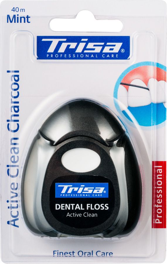 TRISA Конец за зъби active clean, 40 м.
