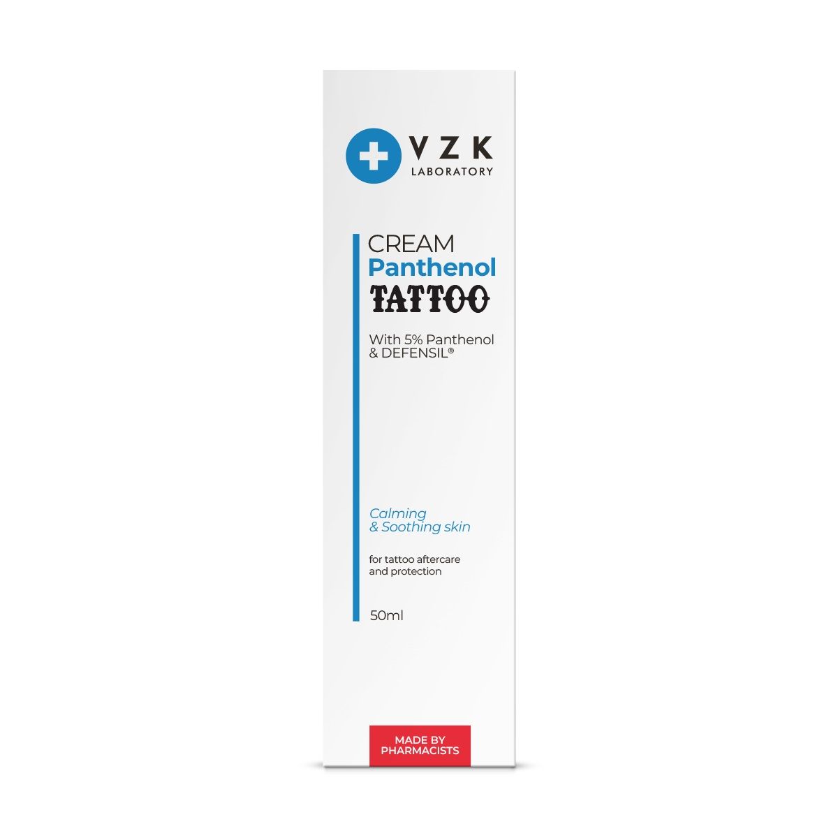 VZK PANTENOL TATTOO Крем за татуировки, 50мл.