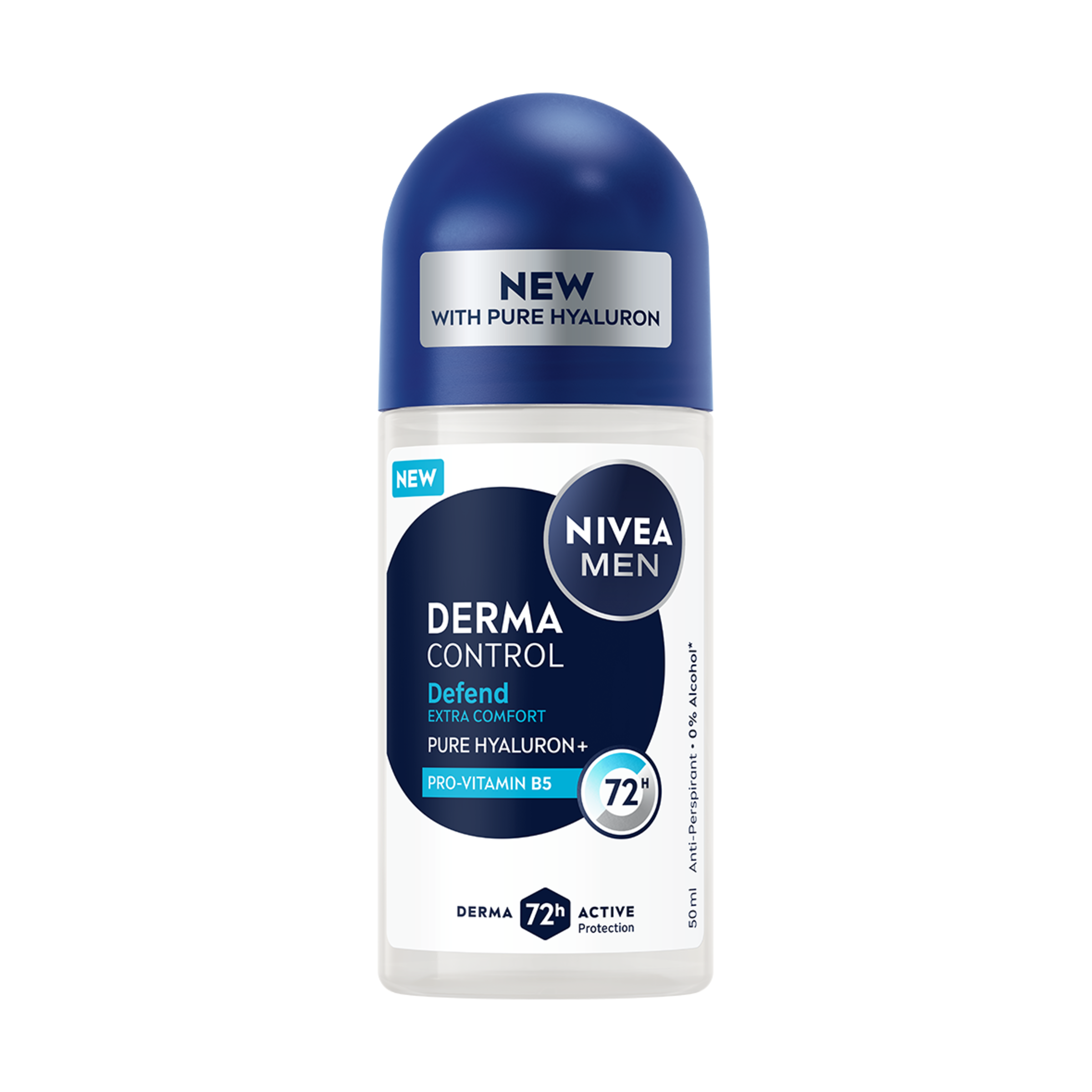 NIVEA MEN Deo Рол-он мъжки Derma Control Cool Defend, 50 ml