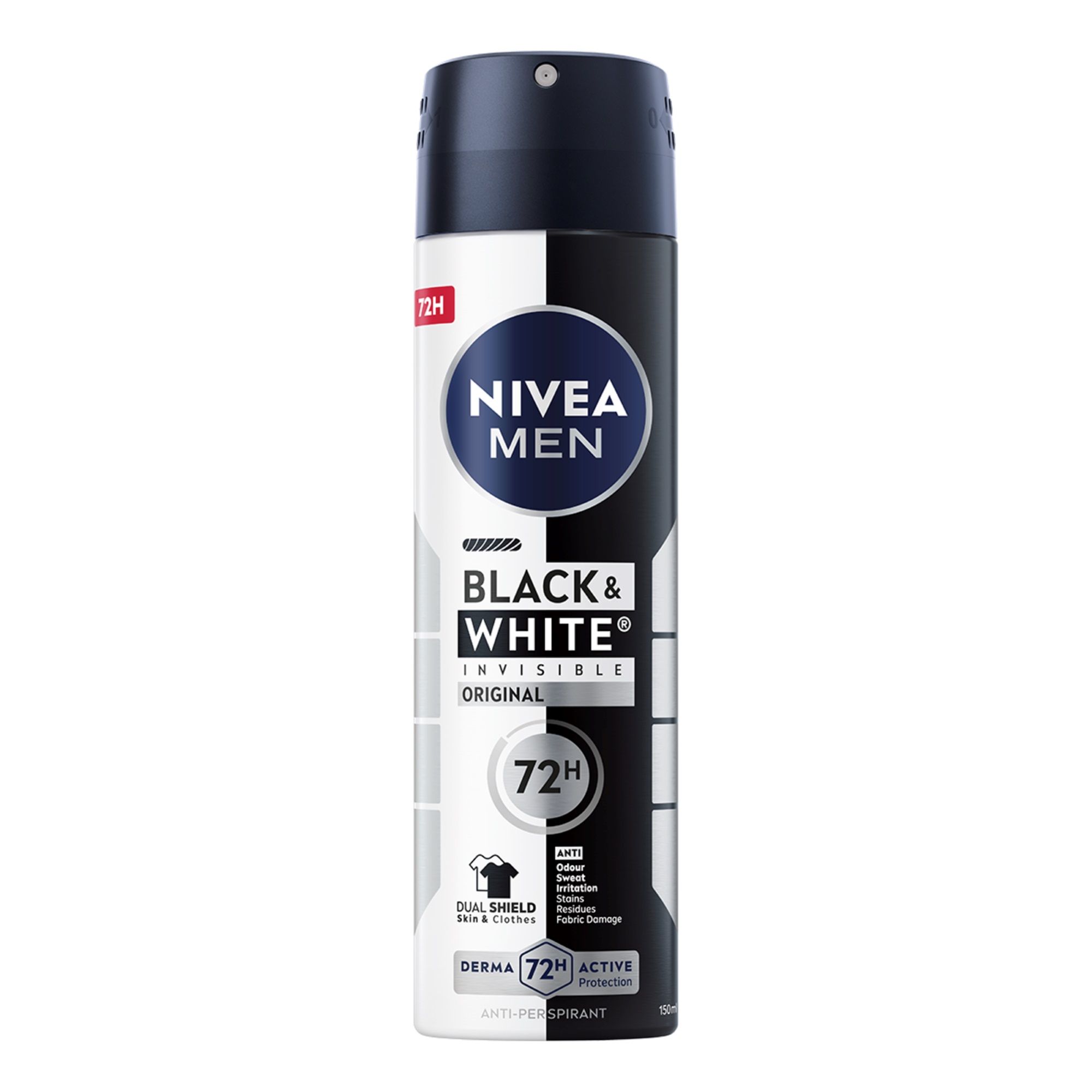 NIVEA MEN INVISIBLE ON BLACK & WHITE Мъжки део спрей, 150 мл.