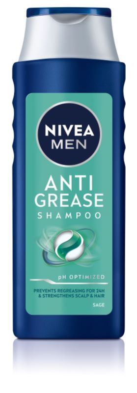NIVEA MEN Шампоан за мъже Anti Grease против омазняване, 400 мл