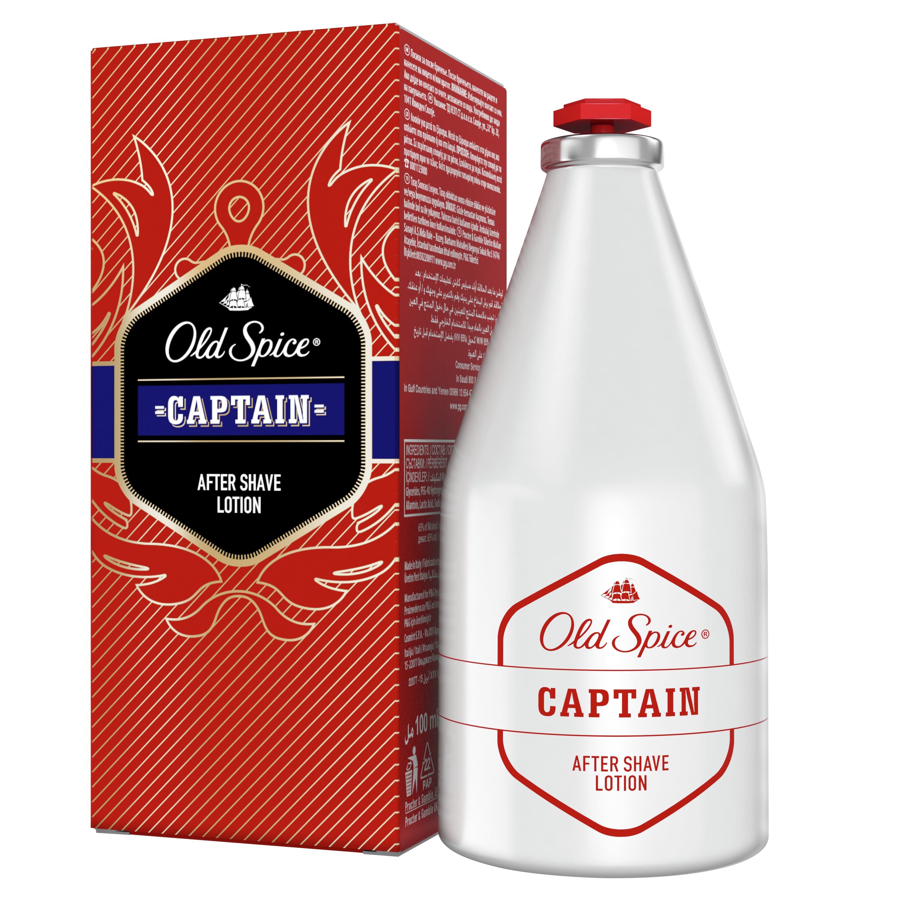 OLD SPICE CAPTAIN Афтършейв лосион, 100 мл