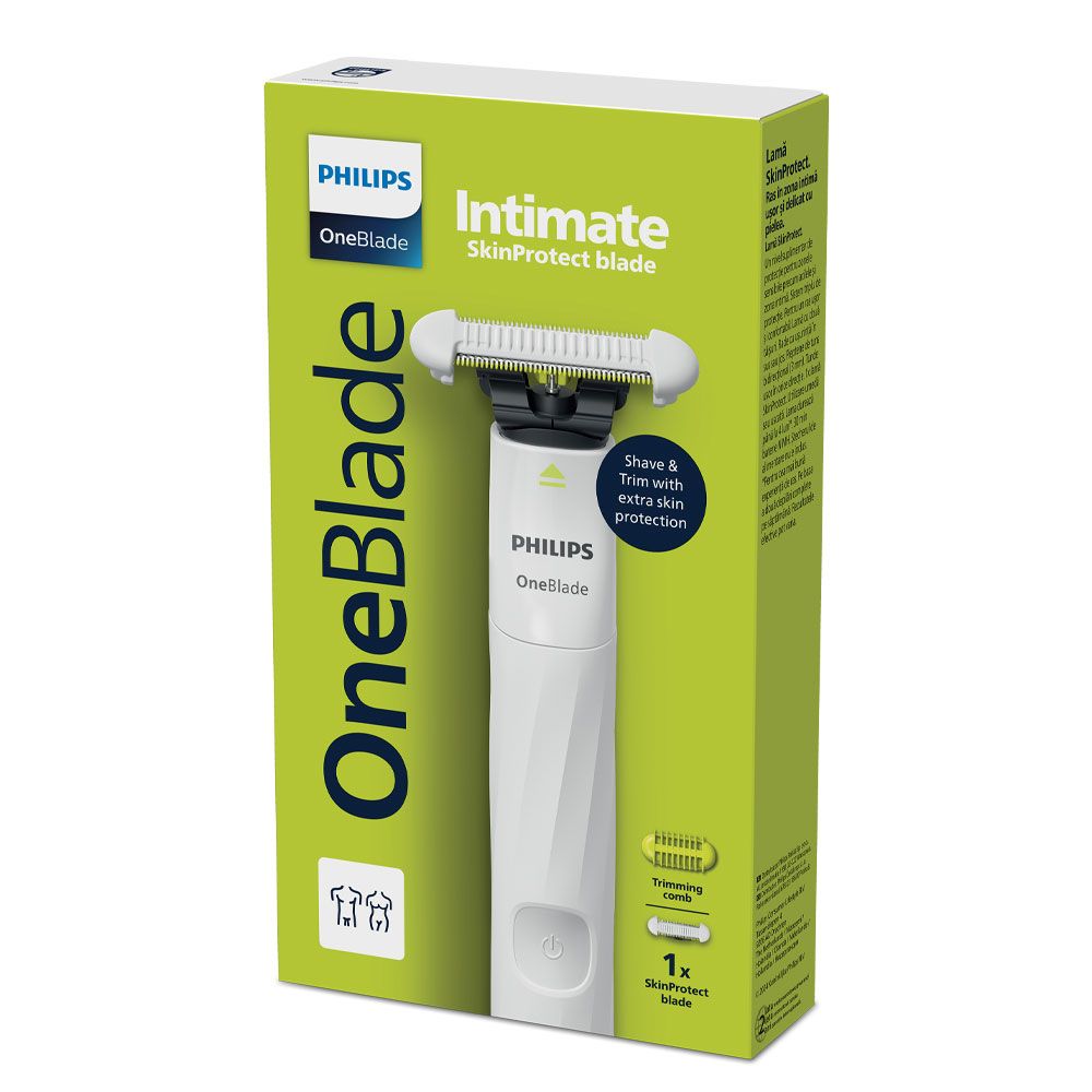 PHILIPS ONE BLADE INTIMATE Хибриден уред за бръснене за мъже QP1924/20, 1бр.