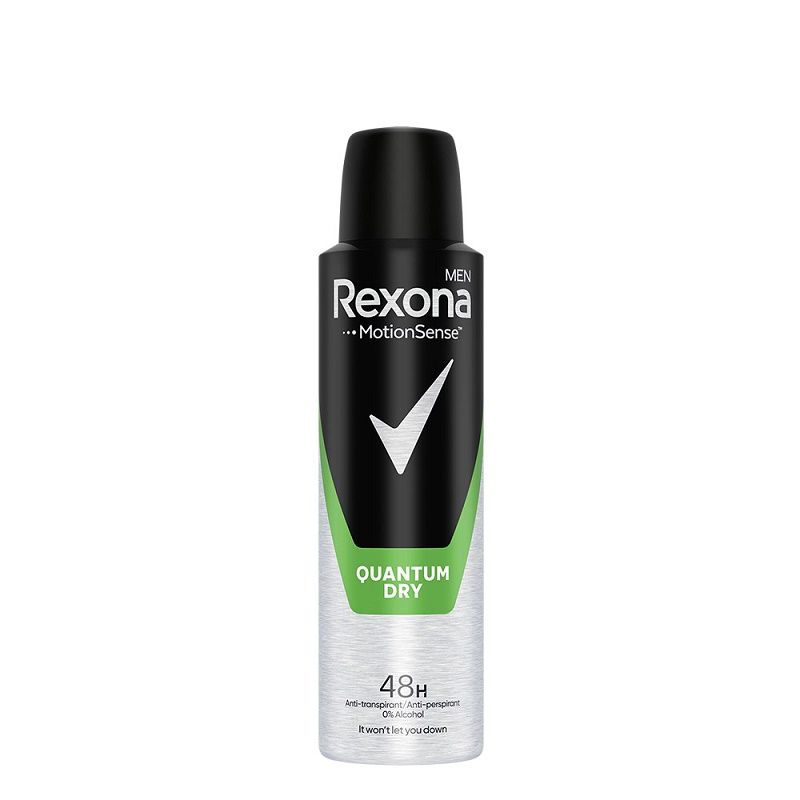 REXONA QUANTUМ DRY Мъжки део спрей, 150 мл.