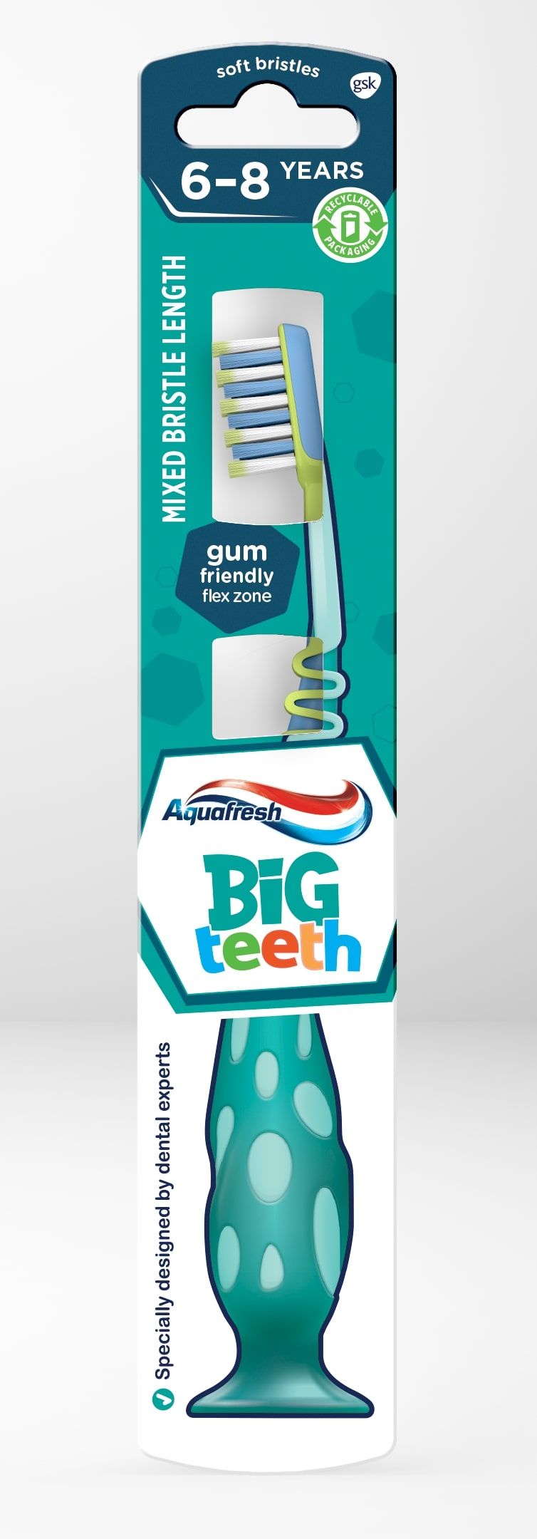 AQUAFRESH BIG TEEN Детска четка за зъби, 6г.