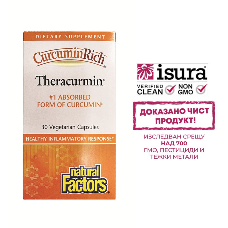 NATURAL FACTORS CURCUMINRICH THERACURMIN x 30 caps
