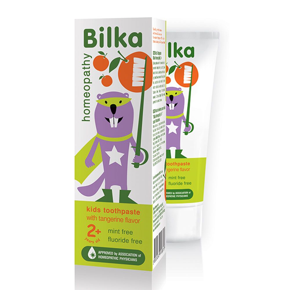 BILKA HOMEOPATHY Детска kрем паста за зъби органик 2+ 50 мл