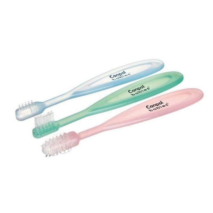 CANPOL BABIES Четки за зъби 3+месеца, 3 бр