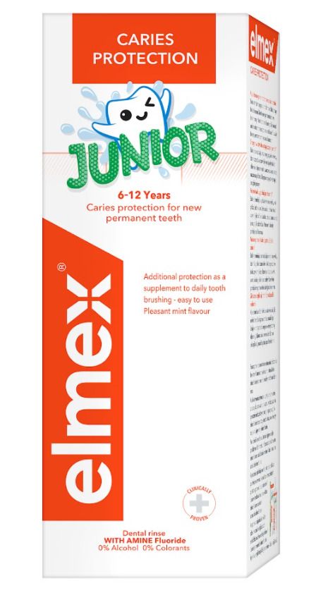 ELMEX JUNIOR Детска вода за уста 400мл 6-12г