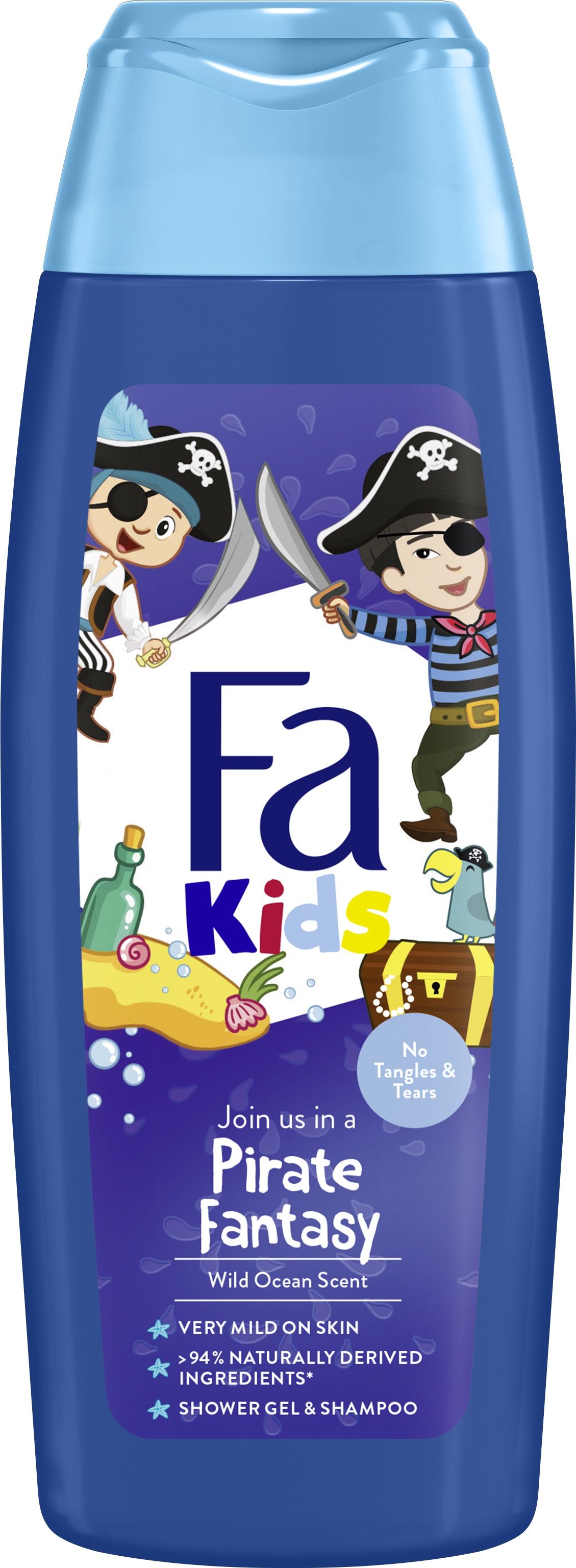 FA KIDS Детски душ гел Пират, 250 мл