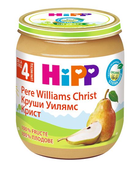 HIPP BIO Пюре Круши уилиамс крист 4+месеца 426, 125 г