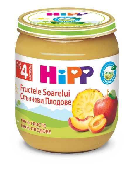 HIPP BIO Пюре Плодов десерт 4+месеца 4224 125 г