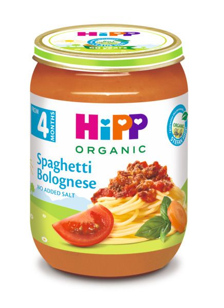 HIPP BIO Пюре спагети болонезе 6230, 190 гр.