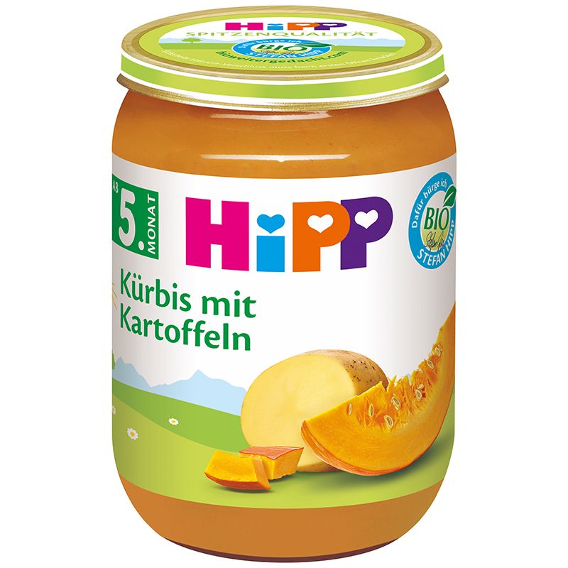 HIPP BIO пюре тиква с картоф 4145, 190 г