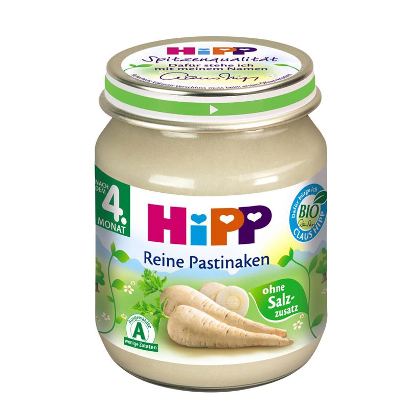 HIPP BIO Пюре чист пащърнак 4005, 125 гр