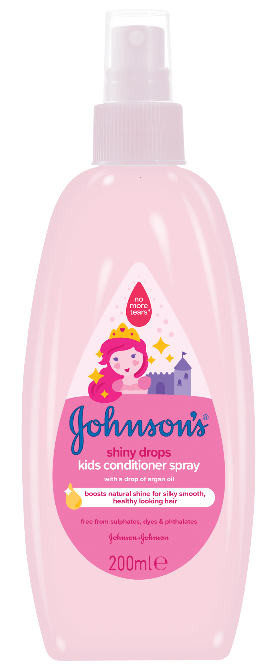 JOHNSON'S BABY SHINY DROPS Детски балсам спрей за лъскава коса, 200 мл