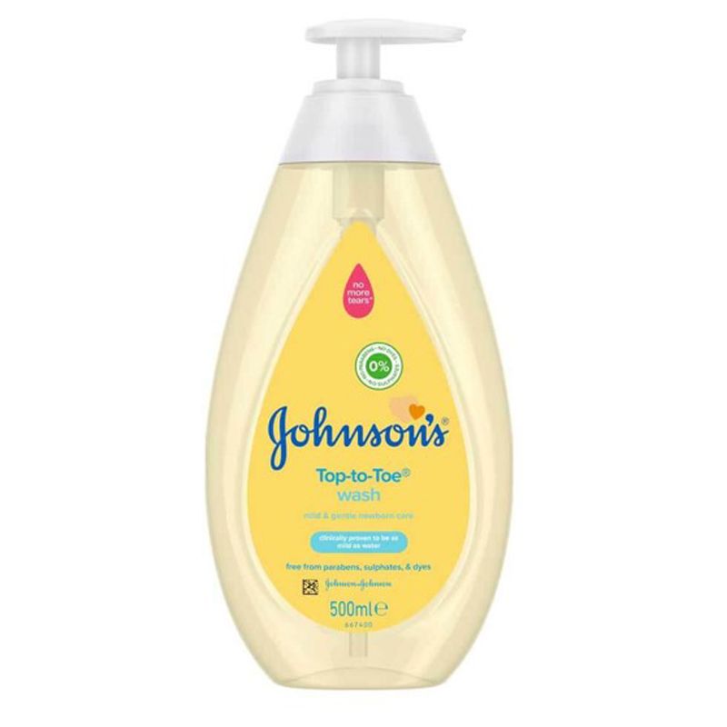 JOHNSON'S BABY TOP-TO-TOE Бебебшки шампоан за коса и тяло, 500 мл