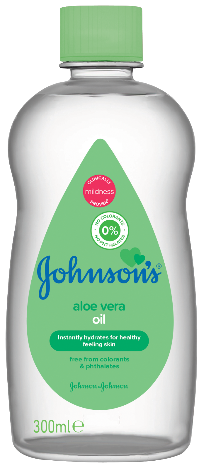 JOHNSON'S BABY Бебешко олио Алое вера, 300 мл