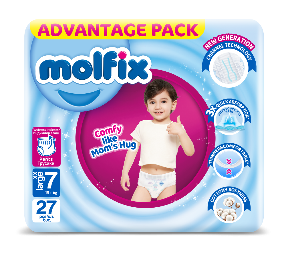 MOLFIX Гащички XXL 7 19+ кг., 27БР