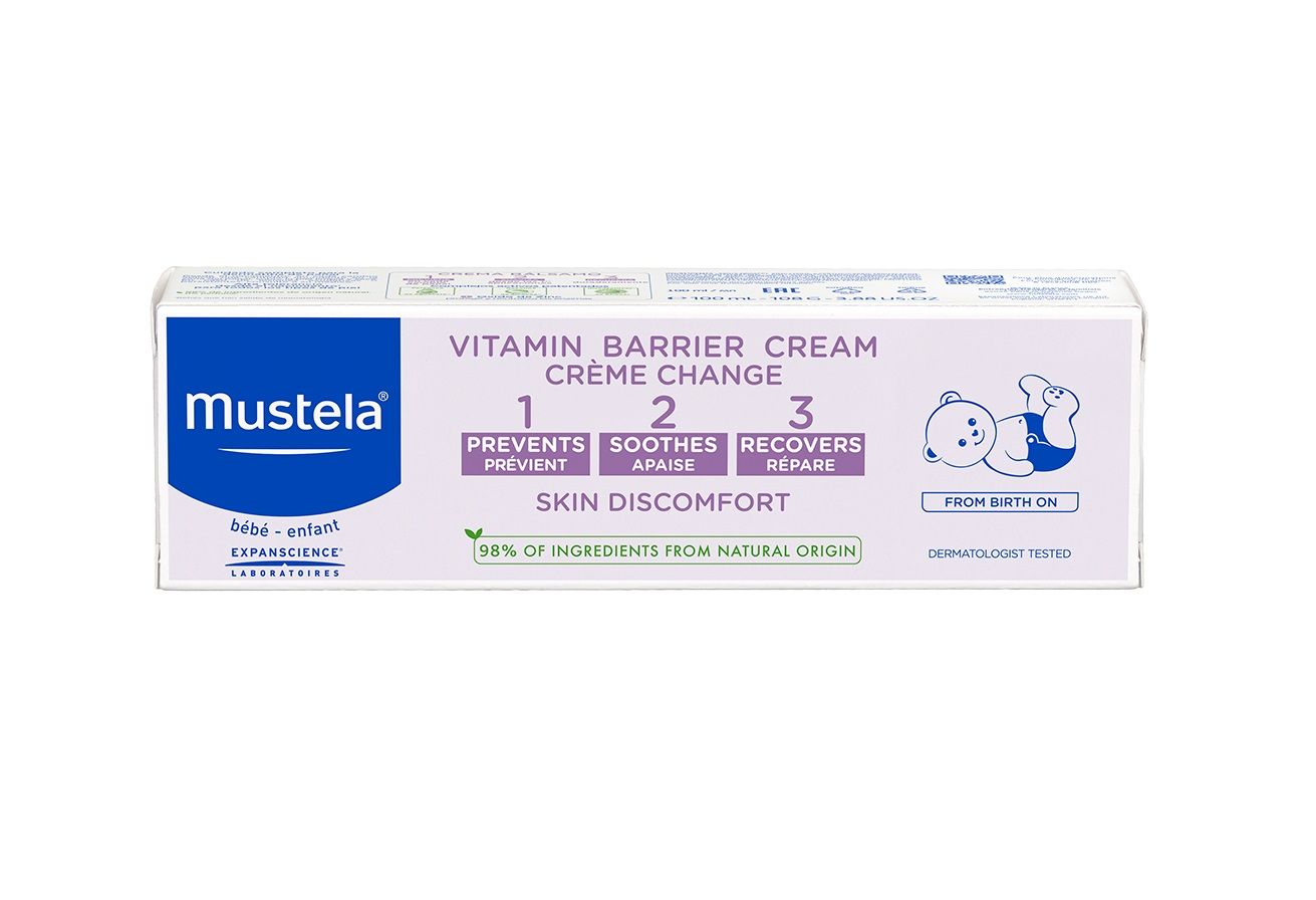 MUSTELA Бебешки защитен крем с витамини, 100 мл.