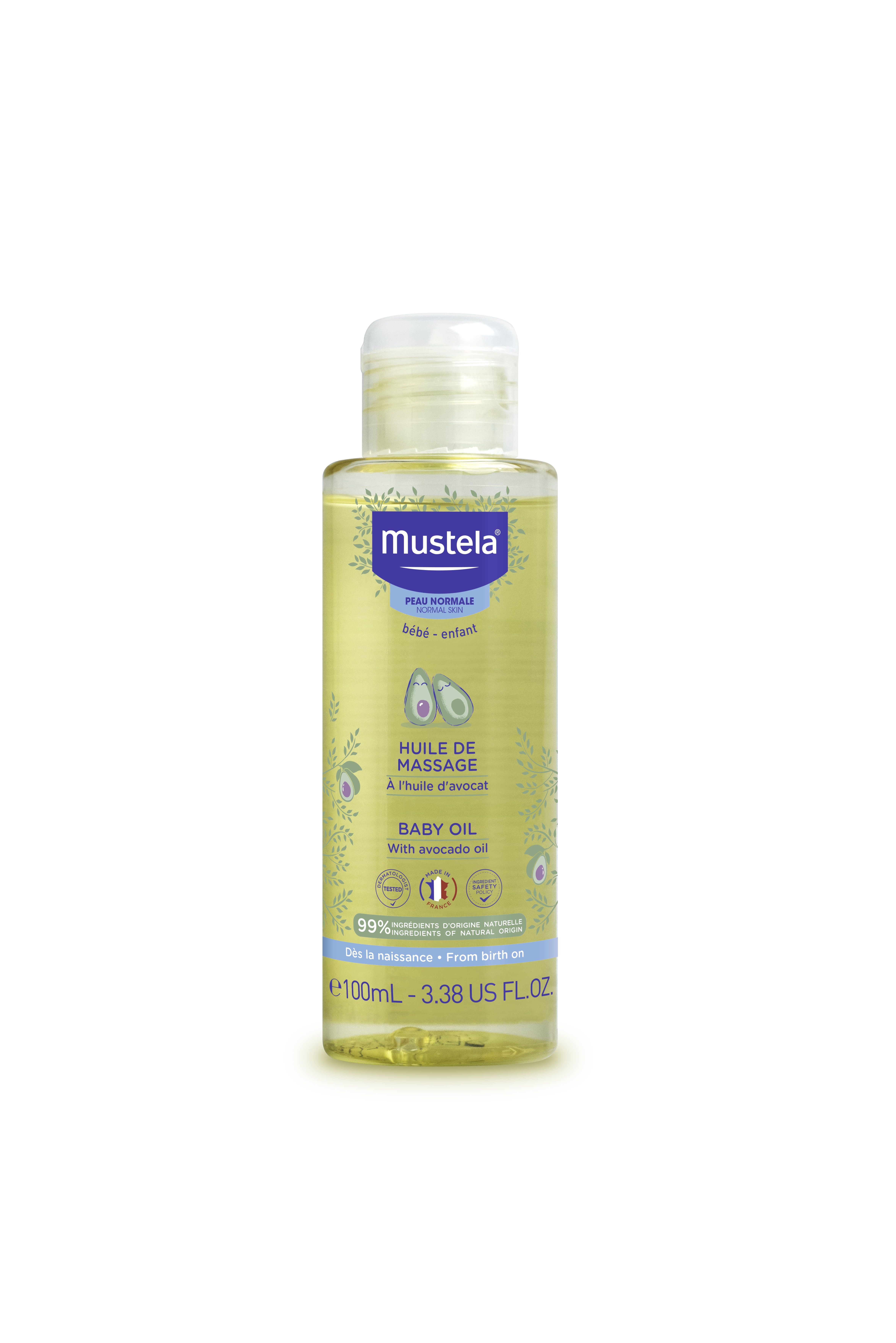 MUSTELA Бебешко масажно олио, 100 мл