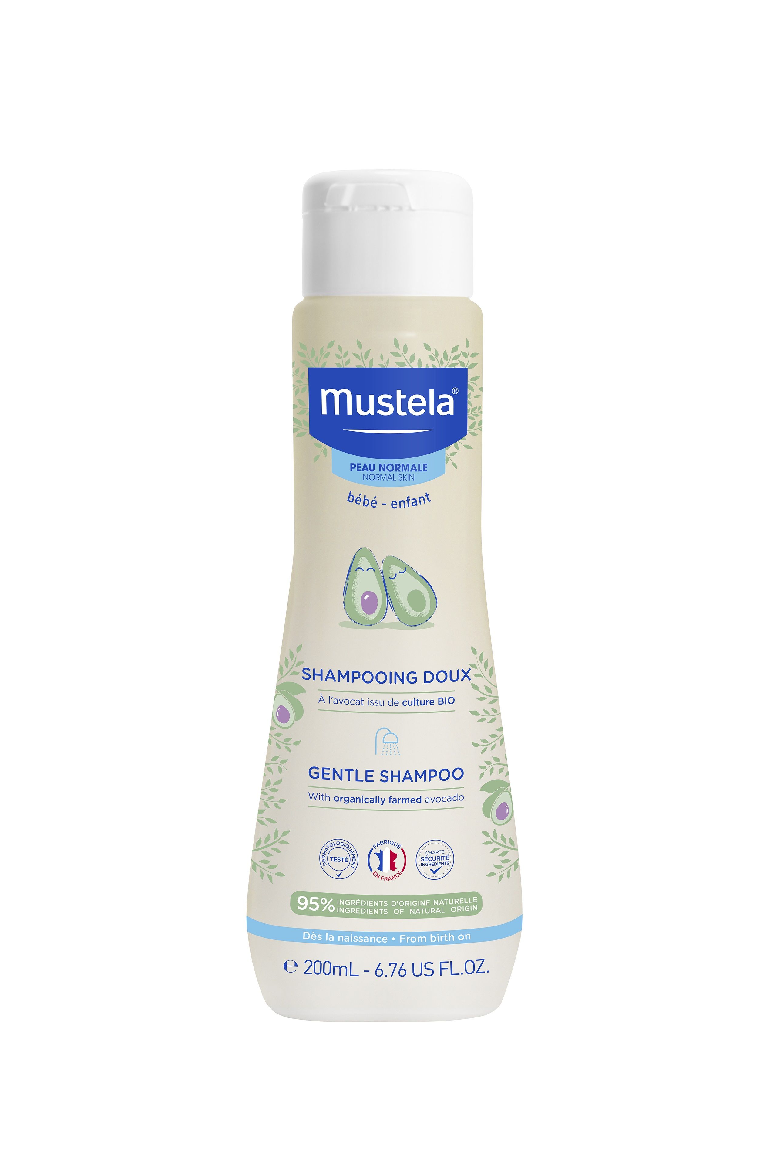 MUSTELA Шампоан за коса за бебета и деца, 200 мл.