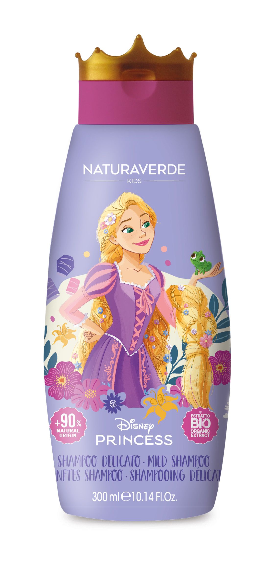 NATURAVERDE PRINCESS RAPUNZEL Детски шампоан за коса, 300мл