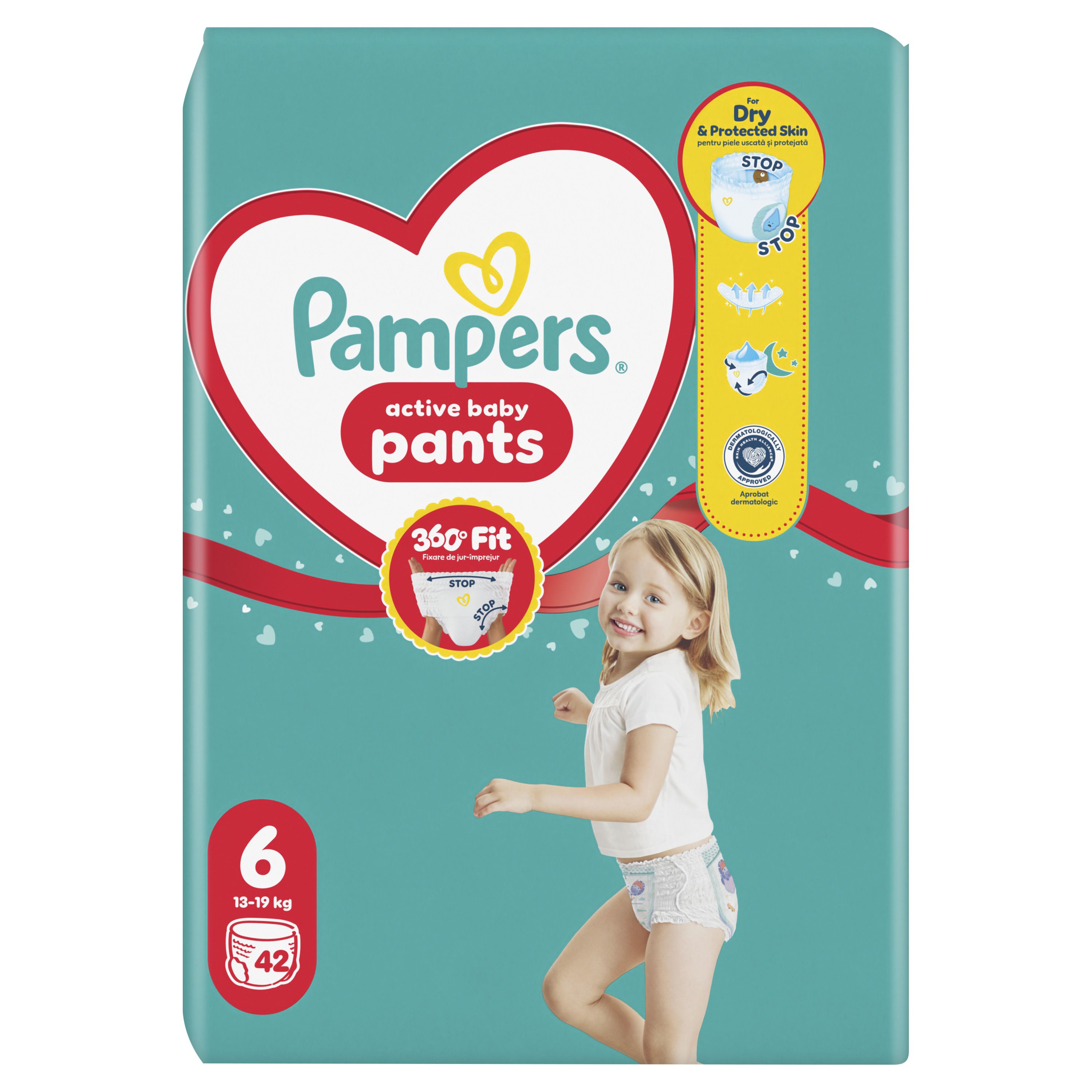 PAMPERS PANTS JUMBO PACK S6 XL Гащички, 42бр.