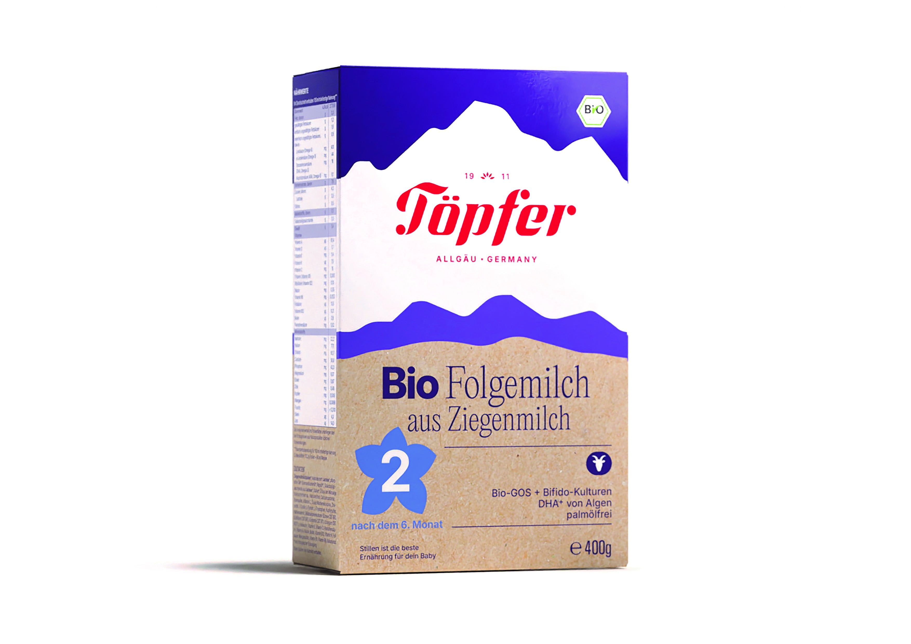 TOPFER BIO LACTANA козе 2 преходно мляко, 6+ 400г