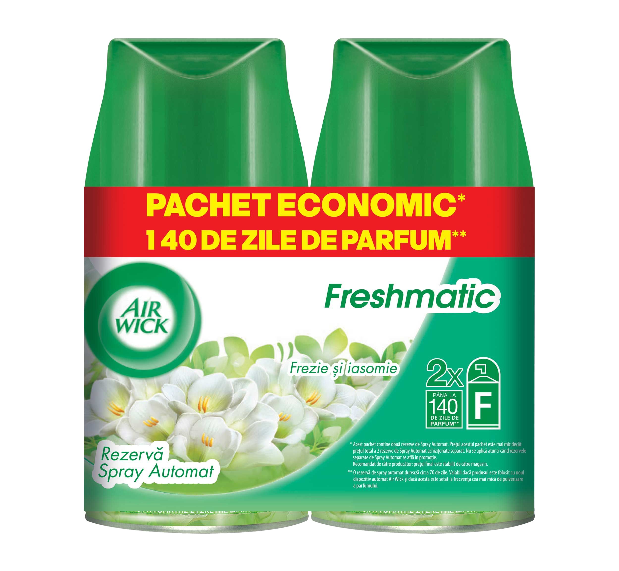 AIR WICK DUO Пълнител фрезия и жасмин, 2X250мл.