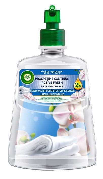 AIR WICK EXTRA OILS Пълнител бяла орхидея, 228мл.