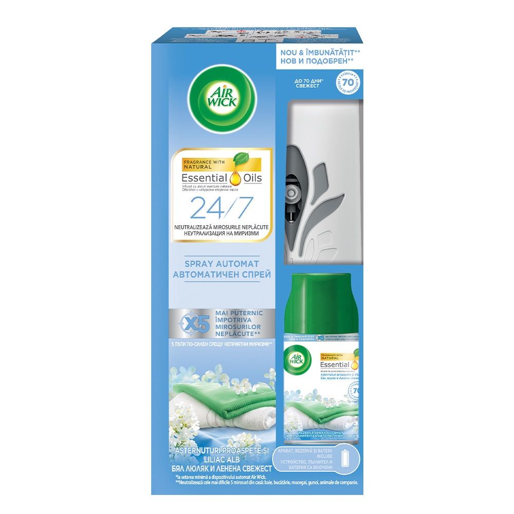 AIR WICK FRSHMATIC Ароматизатор бял люляк моно, 250мл