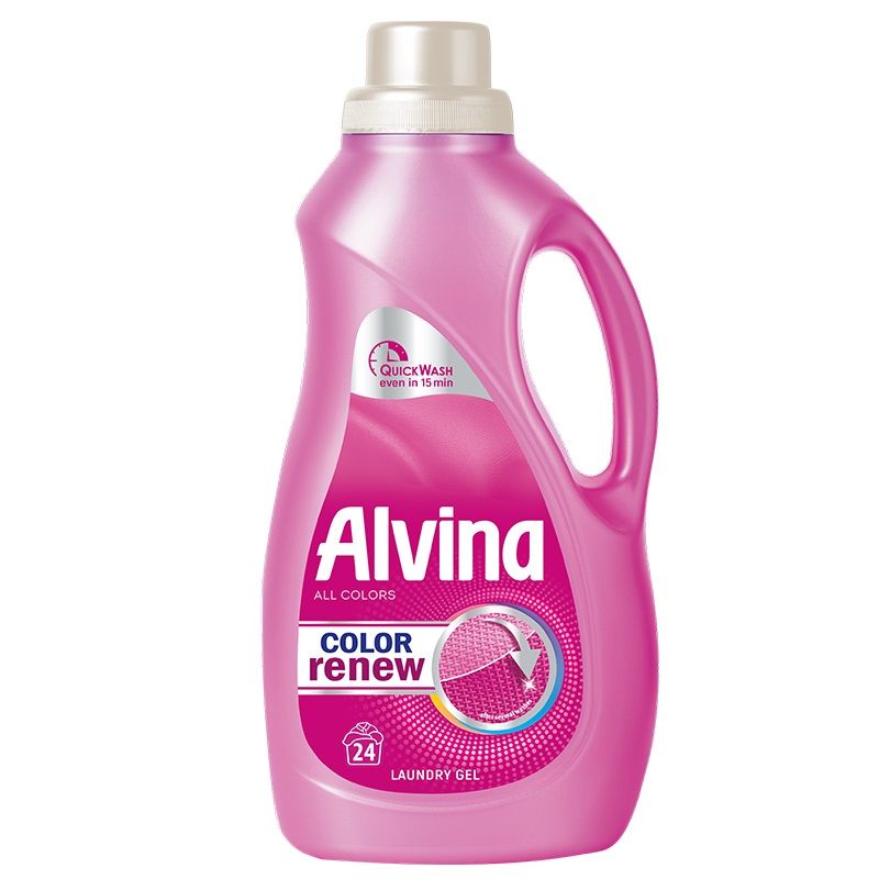 ALVINA COLOR Течен перилен препарат за за цветни тъкани, 24 пранета