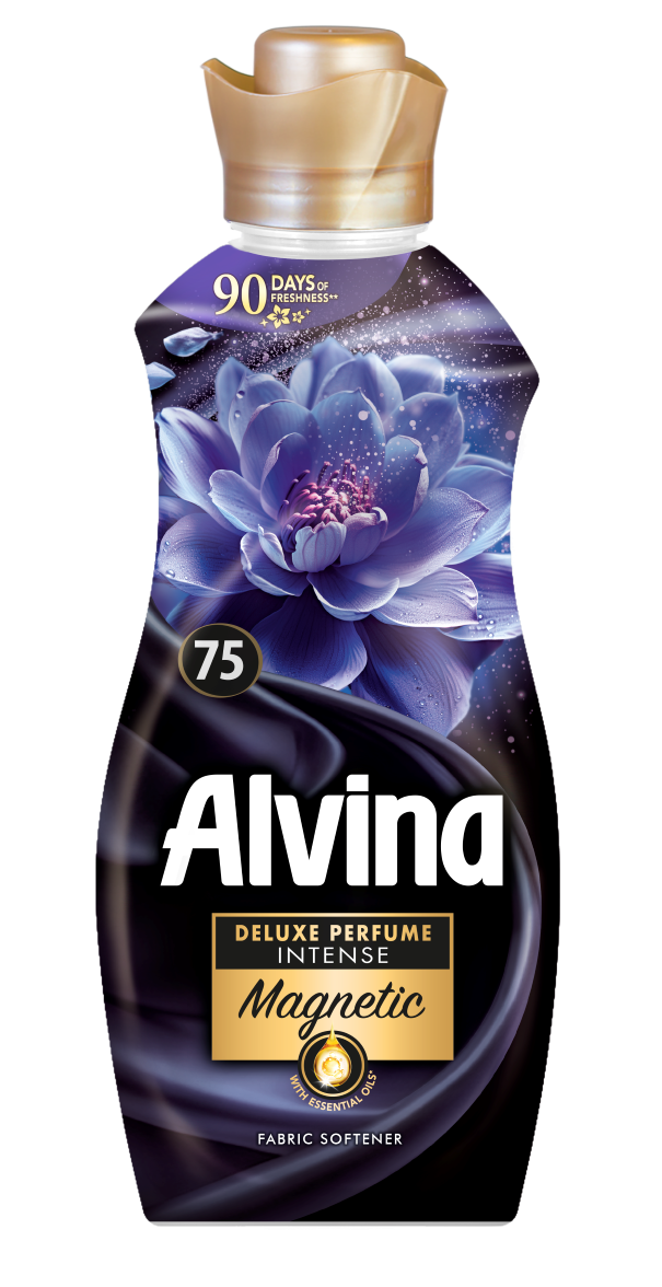 ALVINA DELUXE PERFUME INTENSE Magnetic Омекотител, 75пр/1650 мл.