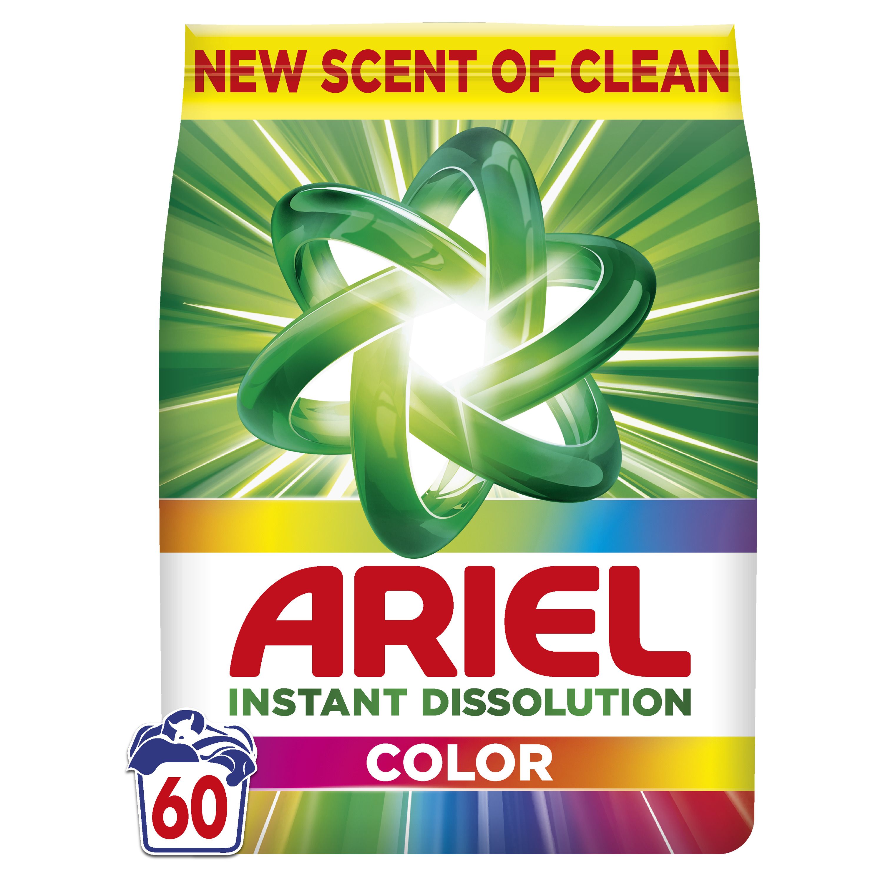 ARIEL COLOR Прах за пране, 60пранета