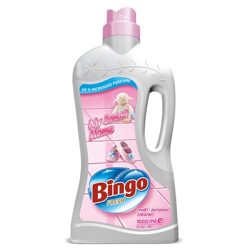 BINGO FRESH Универсален почистващ препарат MY SWEET HOME, 1 л.