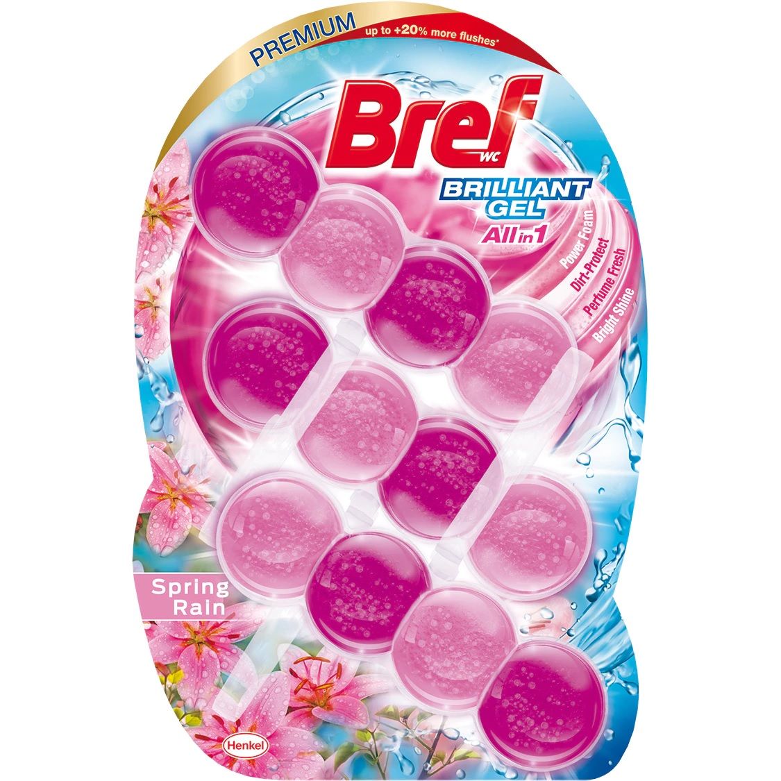 BREF BRILLIANT SPRING RAIN Тоалетно блокче, 3x42гр.