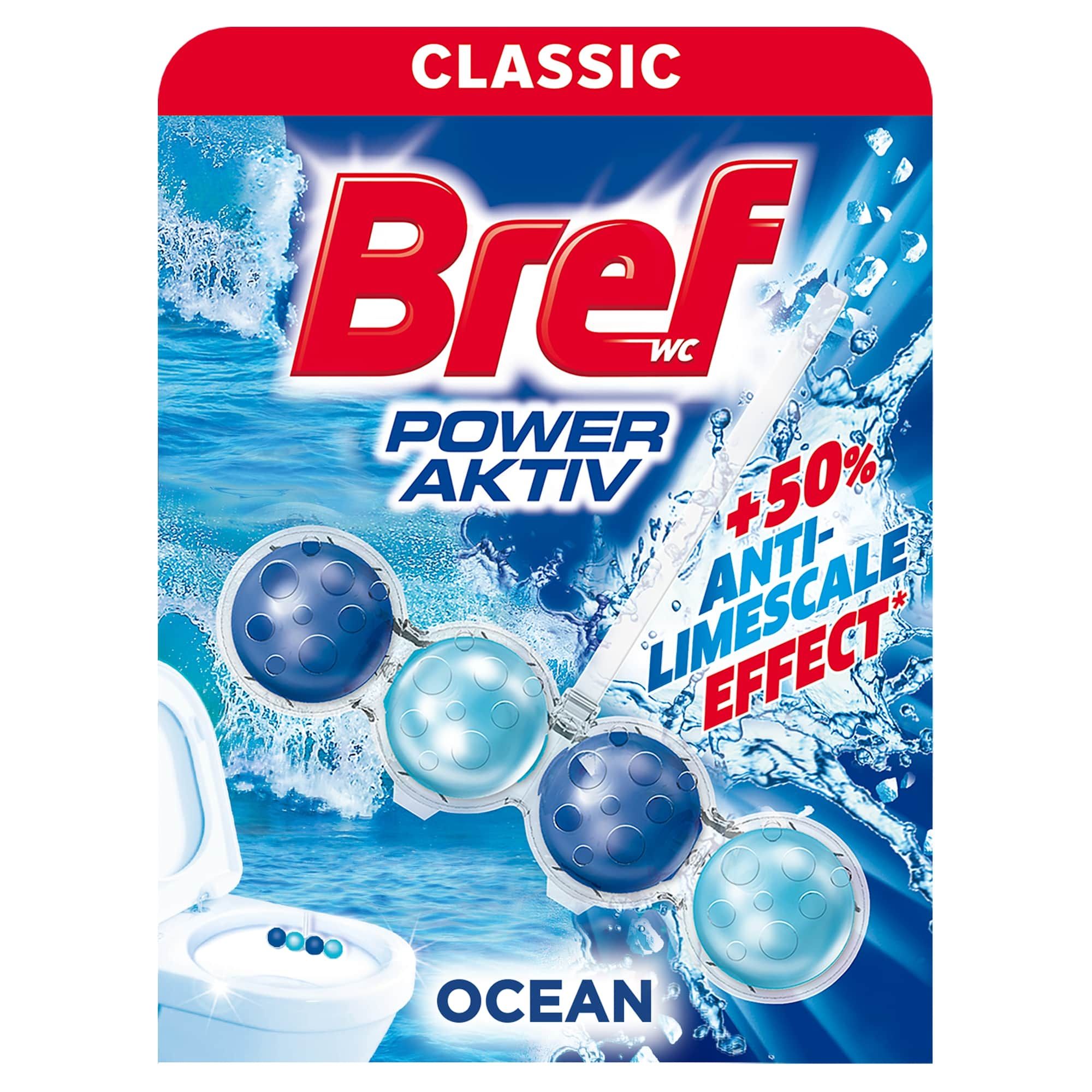 BREF WC POWER AKTIV OCEAN Ароматизатор за тоалетна, 50 гр.