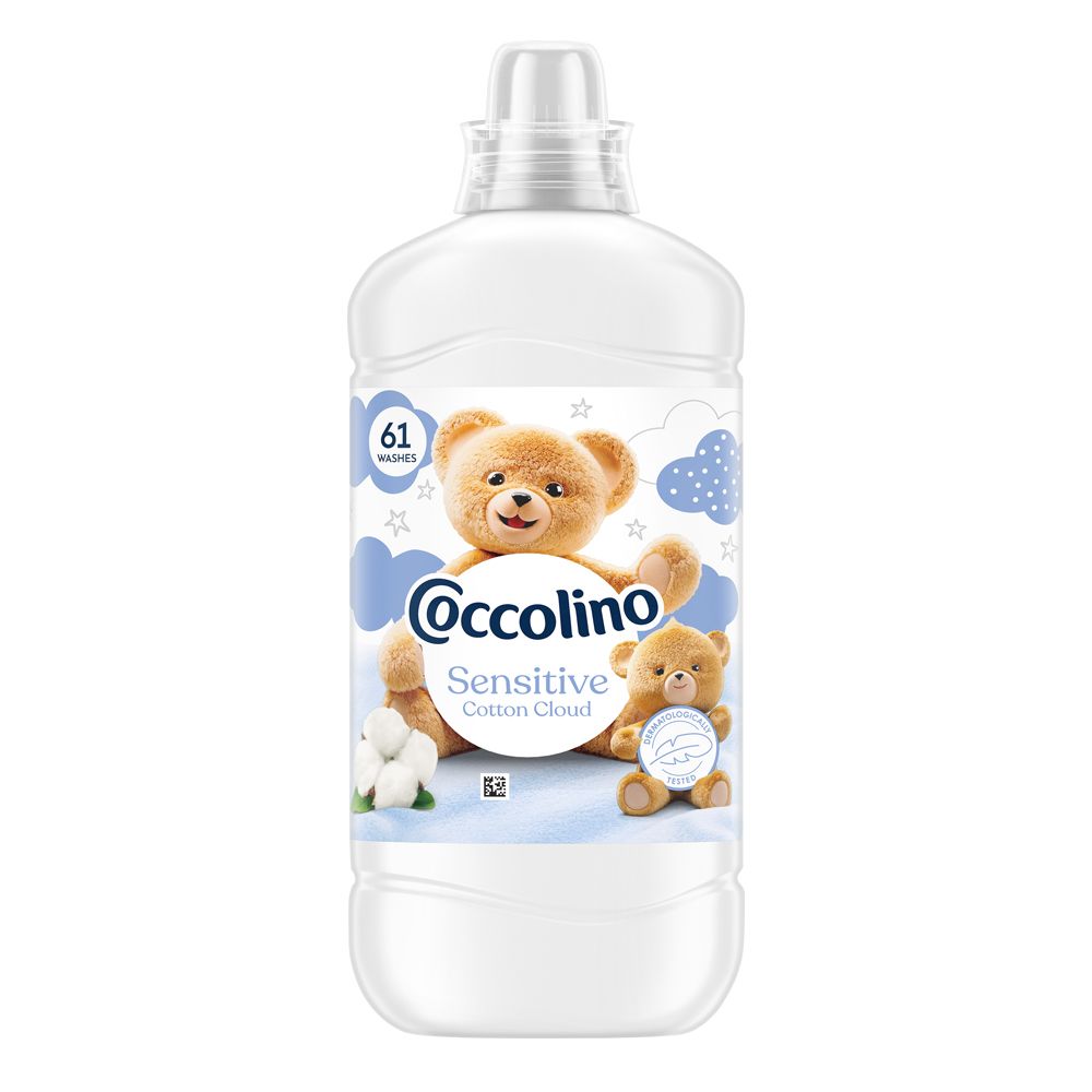 COCCOLINO SENSITIVE Омекотител, 61 пранета